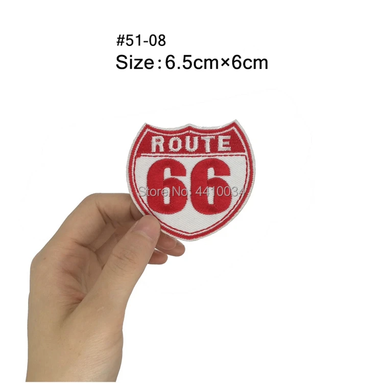 Пламенный Американский ROUTE 66 666 59 69 Rockers халат с вышивкой мотоциклетный Байкерский жилет Железный на патч Рок Ретро аппликация california 1