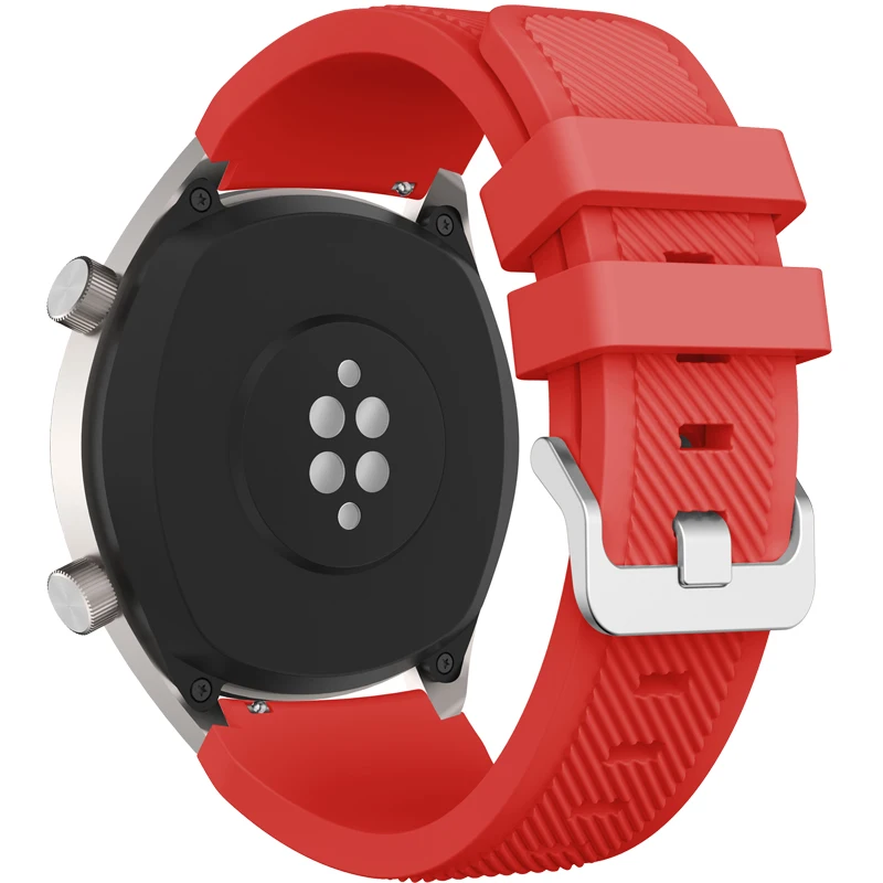 22 мм ремешок на запястье для huawei Watch GT Силиконовые браслеты часов умные