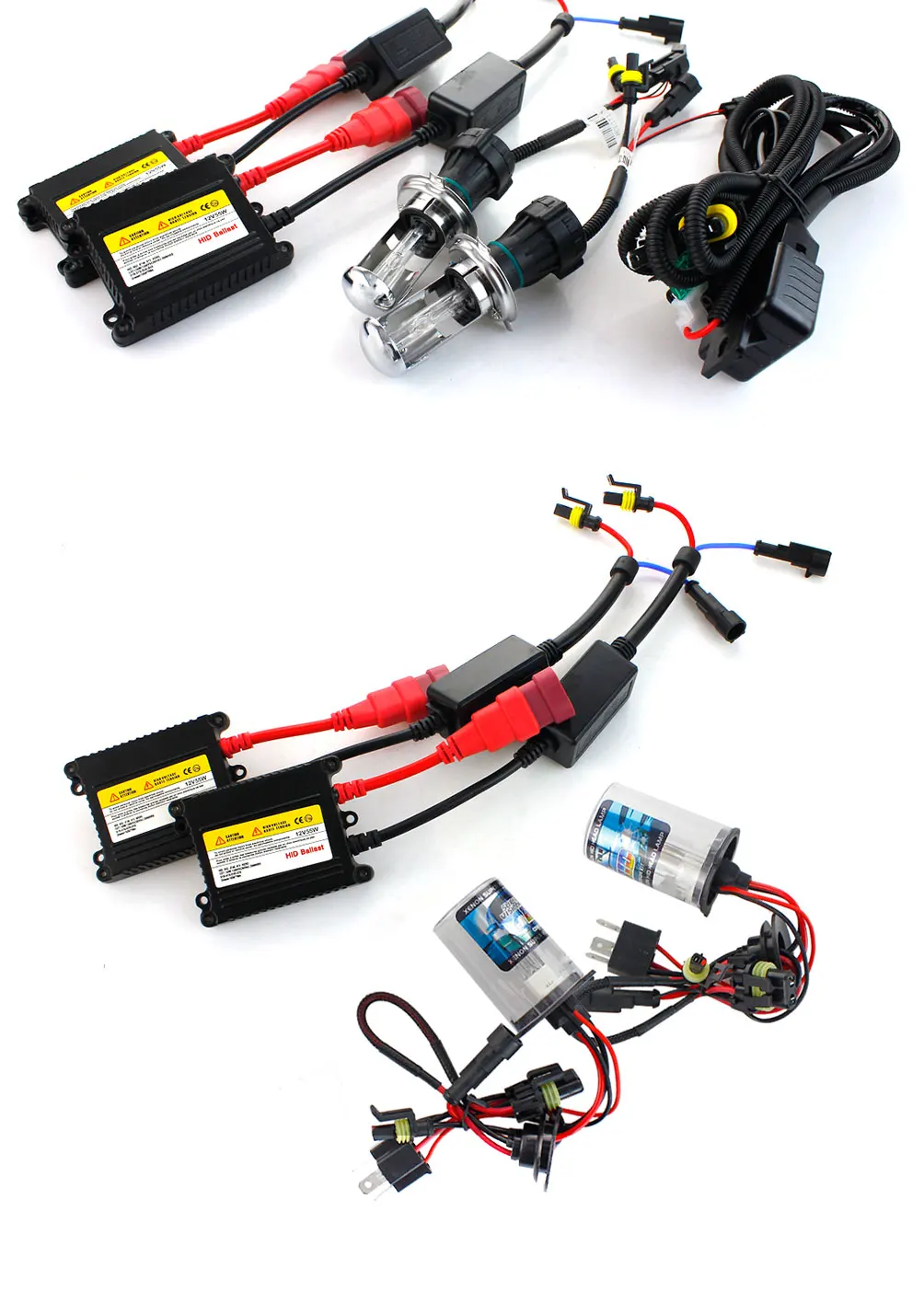 AC 55Вт HID Xenon комплект H7 H4 H1 H8 H9 H11 D2S ксеноновых фар, Высокопрочная конструкция Балласт 4300 К 6000 8000 К ксеноновая лампа накаливания фары 12V xenon H7