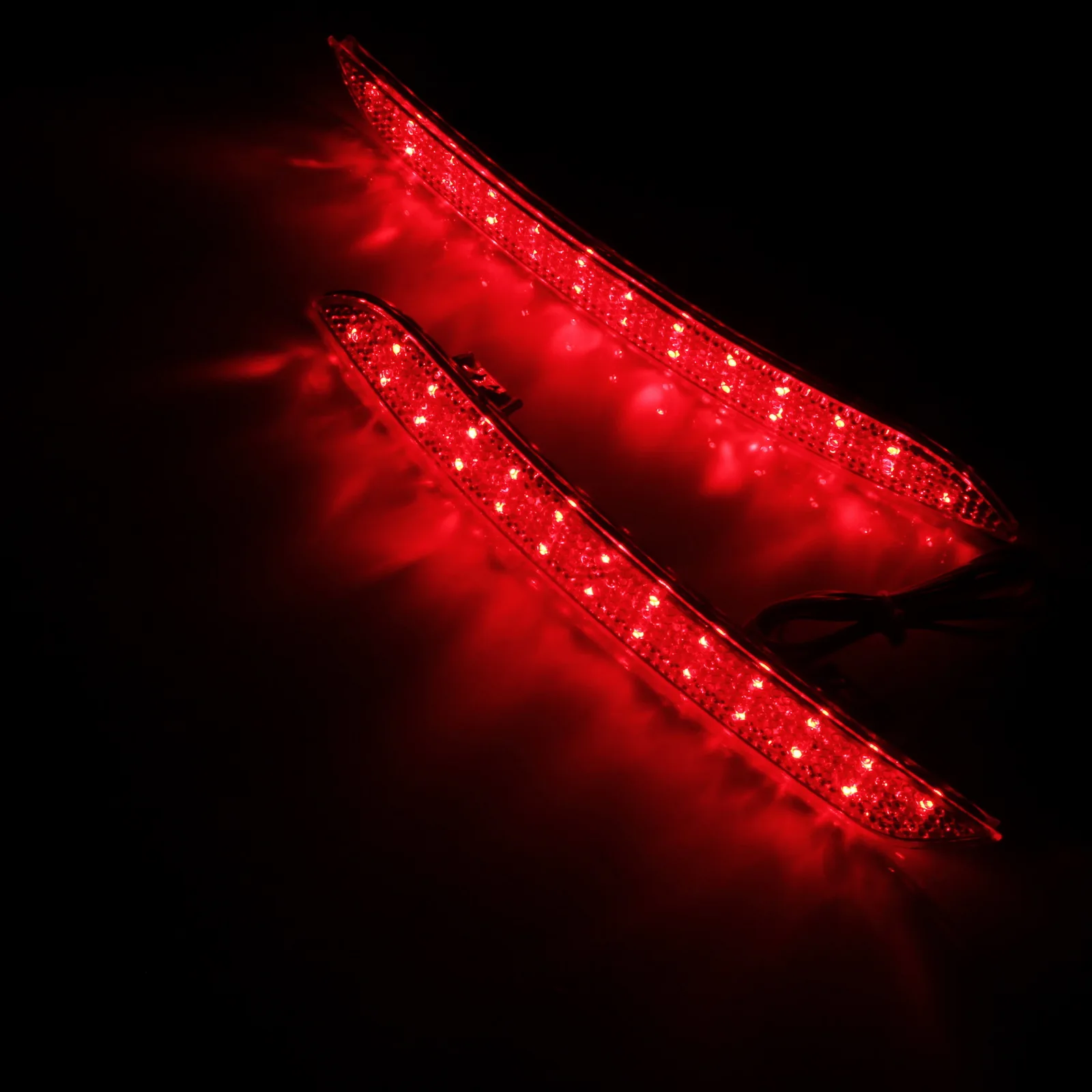 ANGRONG Пара светодиодный задний бампер отражатель задние фонари светильник