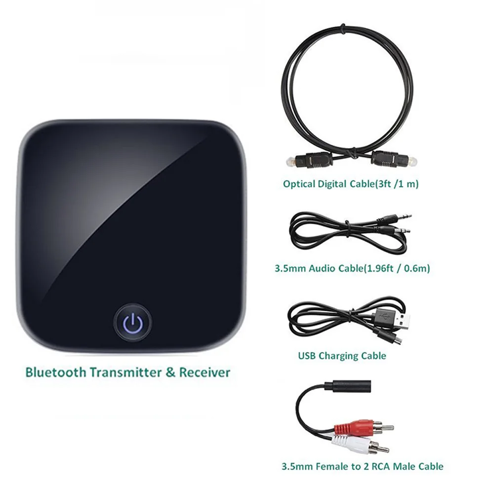 2 в 1 Bluetooth адаптер 3 5 мм AUX передатчик аудио беспроводной приемник рецептор APTX HD
