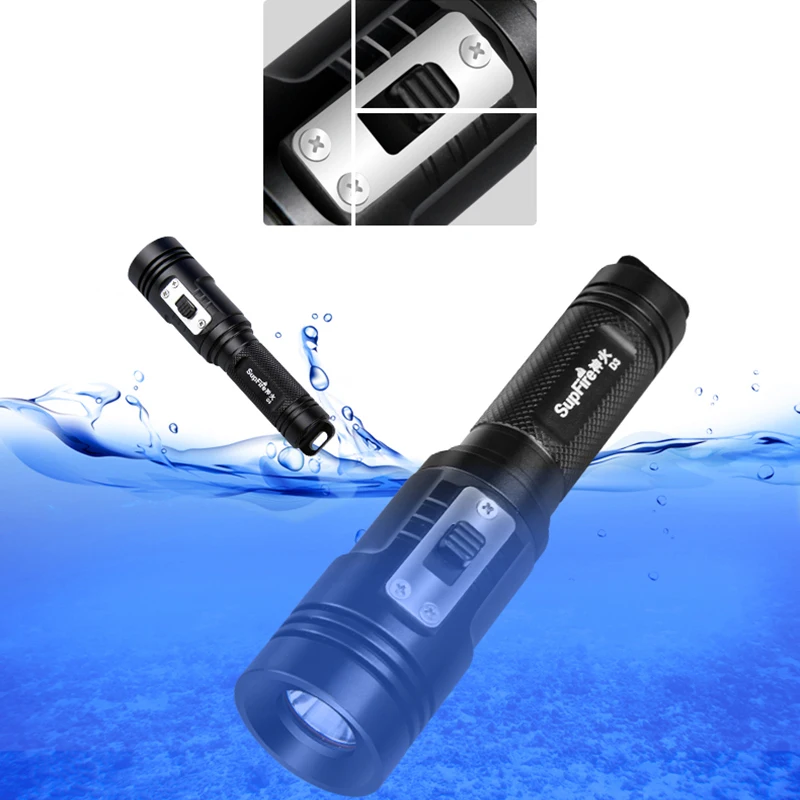Дайвинг вспышка светильник Supfire D3 фонарь светильник Linterna светодиодный для Imalent Nitecore Sofirn Convoy Fenix O светильник Nicron Dive светильник S007