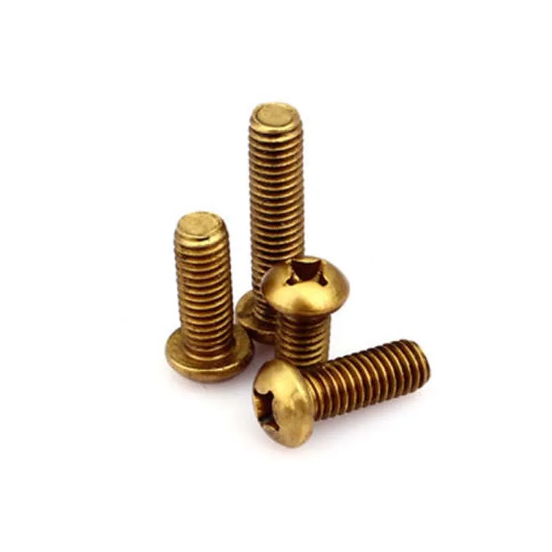 Винты Phillips M4 M5 болты с круглой головкой латунные винты головкой|round head bolt|head boltpan