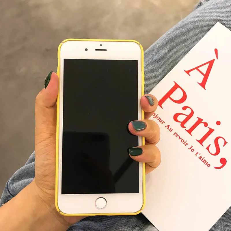 JIBAN Simple English letter Phone Case for iphone XS XR XSMAX X Apple 8 8plus 7Plus 6s 6plus Capa hard PC Back Cover |