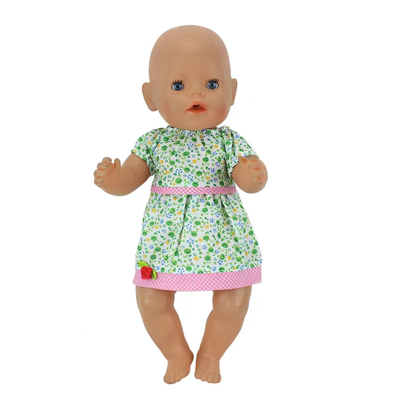 d12 Новое платье Одежда для 43 см Zapf Baby Doll 17 дюймов Reborn младенцев куклы одежда - Цвет: d12