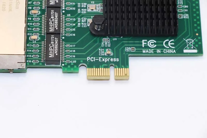 4-портовый гигабитный Ethernet сетевой адаптер для сервера карт RJ45 разъем 10/100/1000