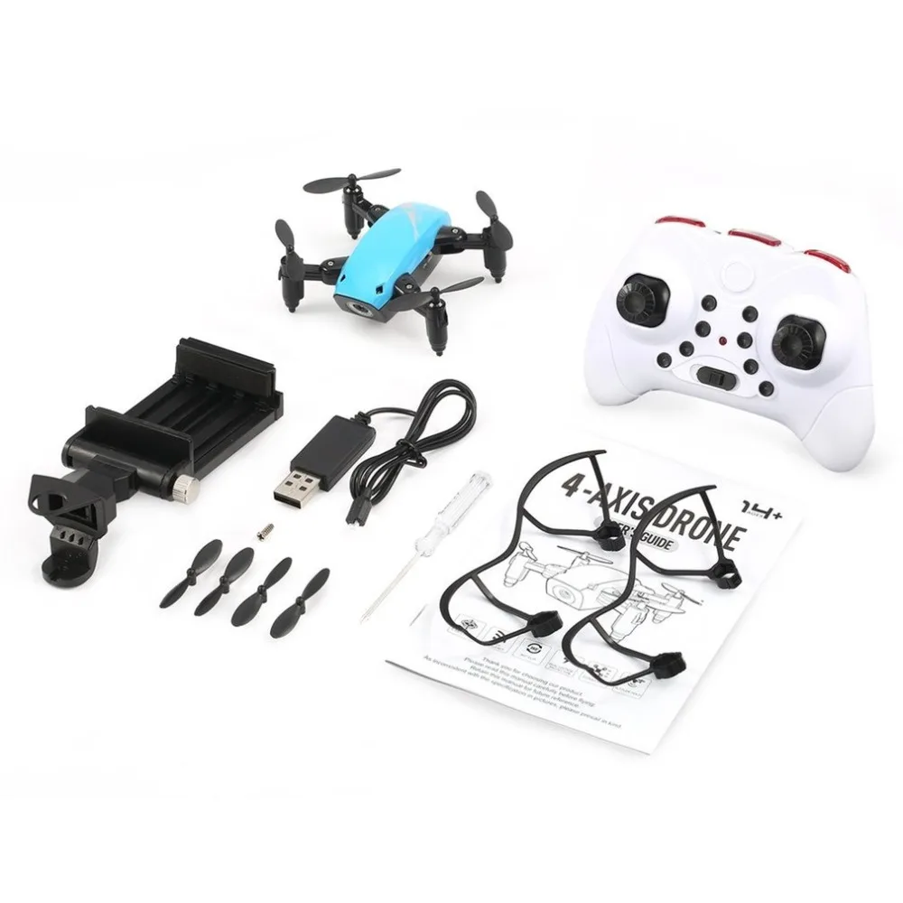 S9 S9W складной RC Мини Дрон Карманный микро вертолет с WIFI FPV 0.3MP камерой 360 градусов