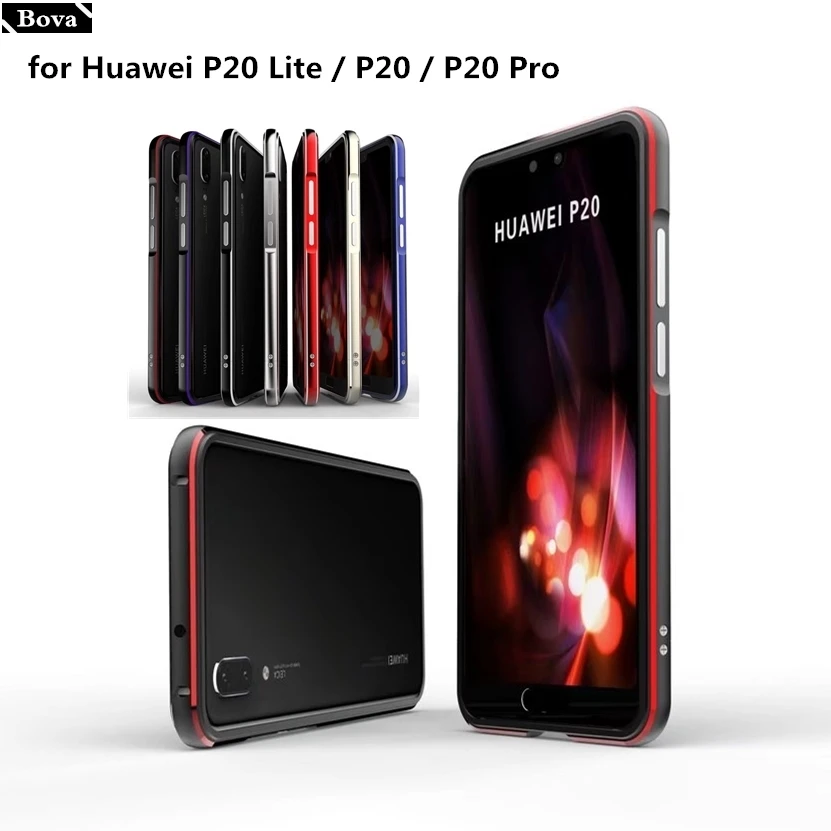 Роскошный Металлический Чехол рамка для Huawei P20 Lite Ультратонкий защитный