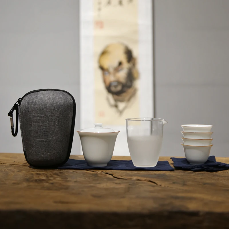 TANGPIN керамический чайник gaiwan чайный сервиз китайский портативный дорожный с