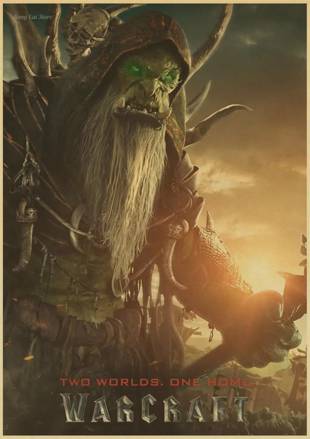 WORLD OF WOW, крафт-бумага, Warcraft, фильм, античный плакат, Настенная бумага, художественные винтажные Плакаты для украшения дома, Классические наклейки