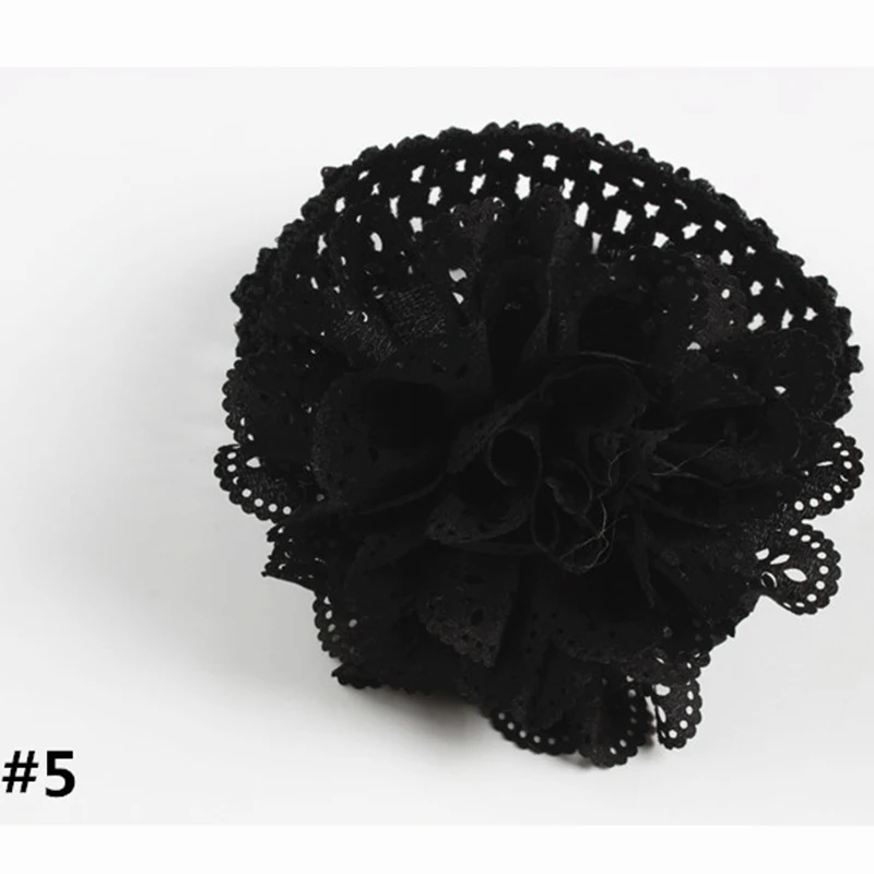 Hollow Flower Girl Headbands New Head Rope Belt Princess Knitted Girls Hair Band Kids Hairband Baby Accesories | Детская одежда и