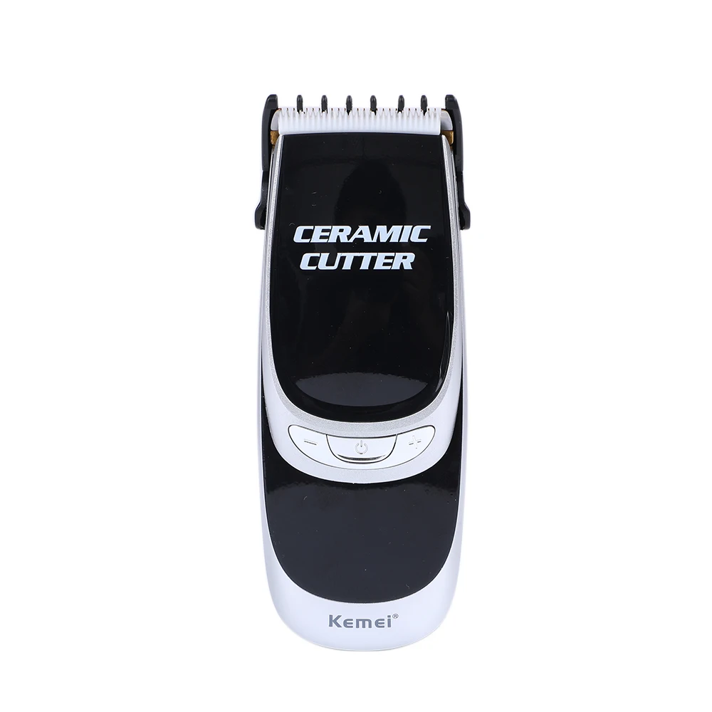 Kemei KM-6035 триммер для волос ЖК-дисплей перезаряжаемая электрическая машинка для стрижки волос Бритва для бороды стальное лезвие головка для удаления волос Бритва