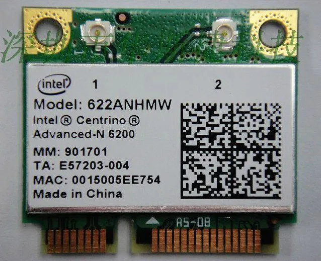 ,    300 /  intel Centrino advanced N 6200 622ANHMW,  Wi-Fi  mini pci-e