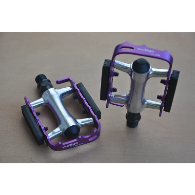 silver purple WELLGO M248DU MTB горный велосипед педаль M21 педаль подшипника велго педаль - Цвет: silver purple