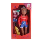 Кукла в комплект поставки входят 18 дюймовые куклы, одежда и аксессуары, для девочек, игрушки, наш поколения, в качестве подарка на день рождения