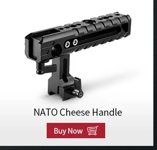 SmallRig Outrigger Nato ручка с 1/" и 3/8" резьбовыми отверстиями для универсальной камеры клетка/монитор/Magic Arm-1534