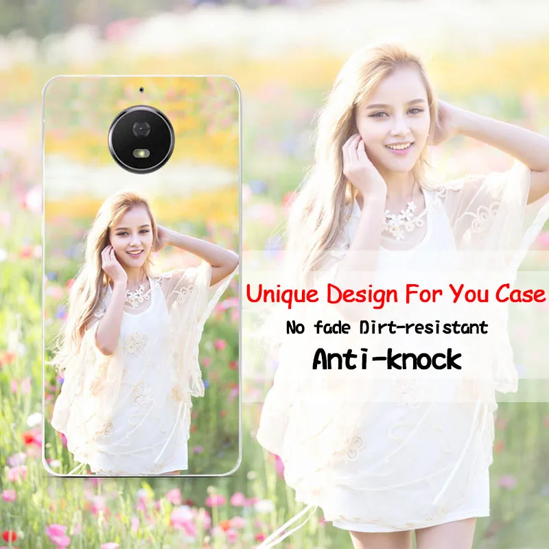 Custom DIY Photo Phone Case For Motorola Moto G5S Plus Silicone Image Bag Pictures Unique Design |