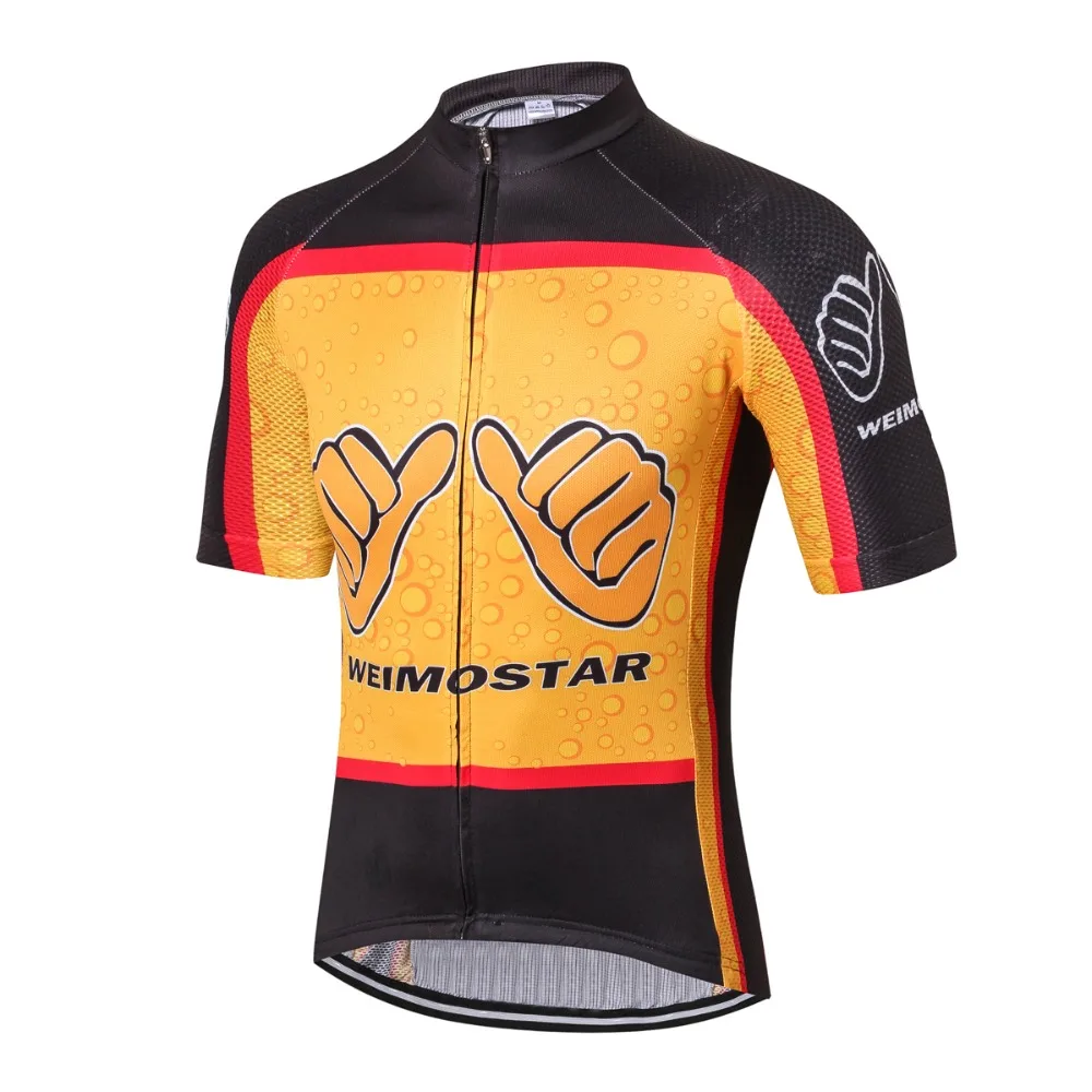 2021 Thumb Weimostar Summer Cycling Bike Men's Bicycle Short Sleeve Jersey Top S-XXXL