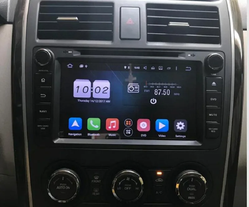 Navirider Android 9,0 автомобильный Радио плеер для Mazda CX-9 CX9 2012 2013 Автомобильный gps головное устройство мультимедийная поддержка aux камера и Рулевое управление