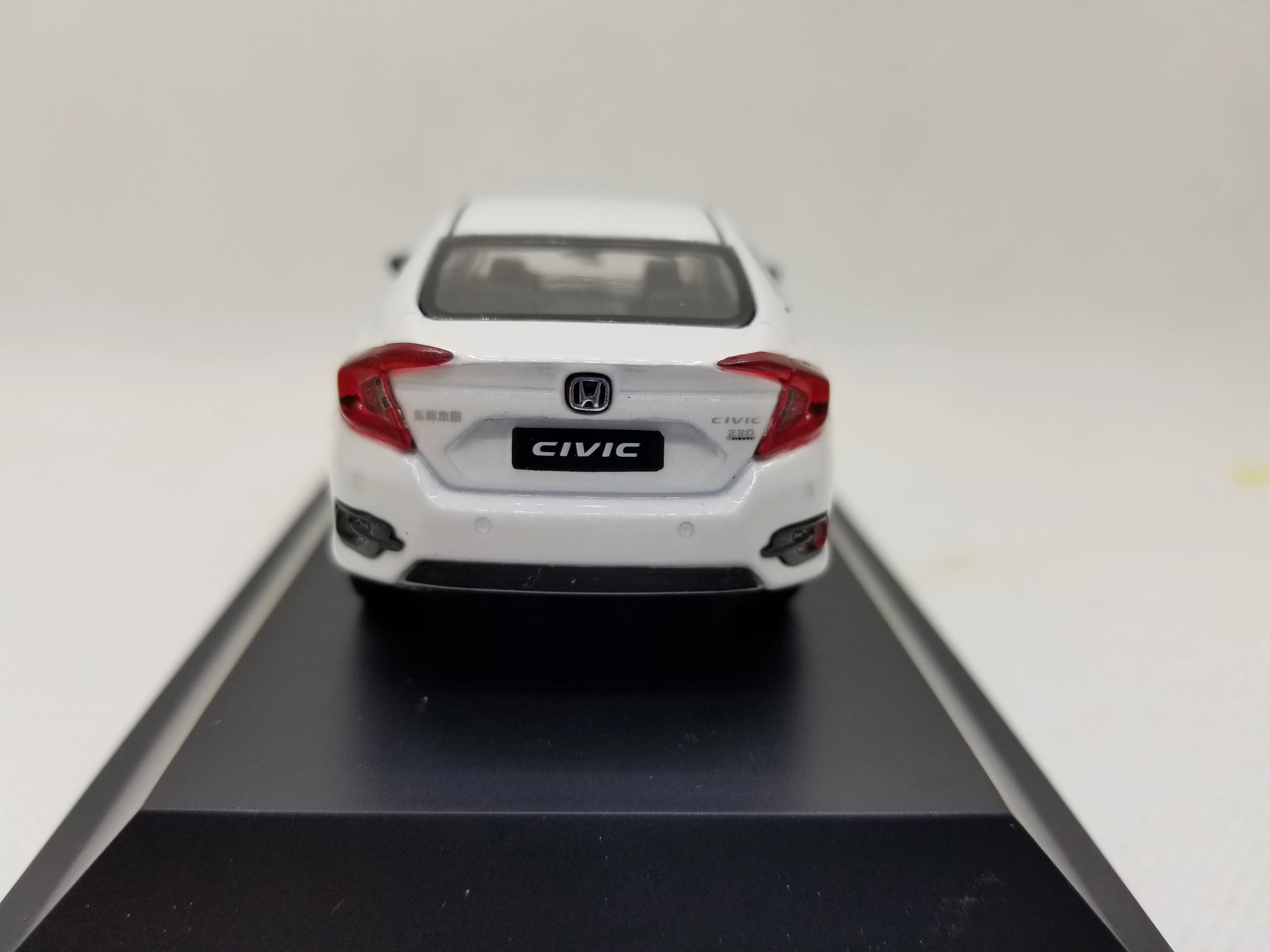 1:43 модель литья под давлением для Honda Civic 2016 MK10 игрушечный автомобиль из белого