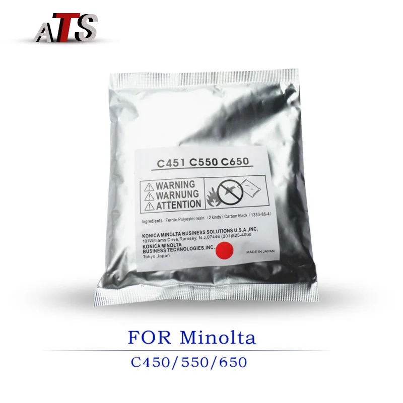 1 шт. 400 г CMYK порошок для цветного разработчика Konica Minolta C452 C552 C652 C450 C550 C451 C650 детали