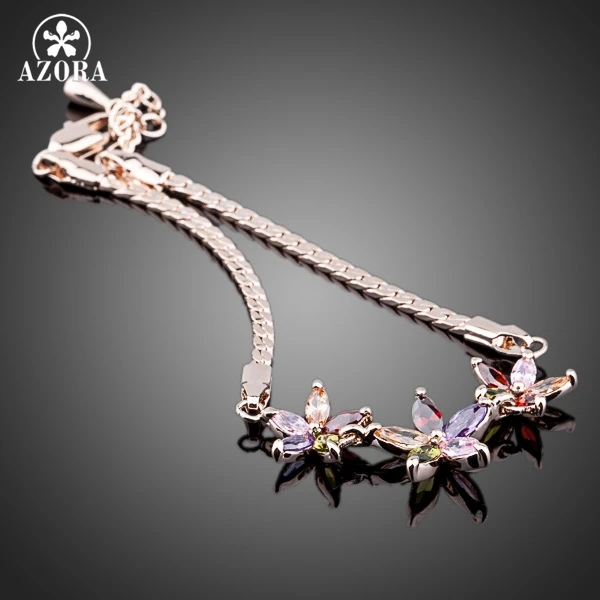 Браслет с австрийскими кристаллами Stellux цвет розового золота|a bracelet|bracelet ajewelry