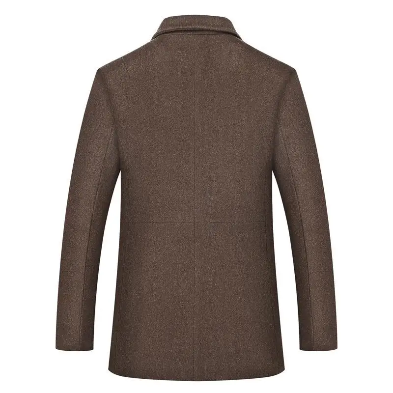 Большие размеры 8XL мужские кашемировое пальто на зиму Куртка мужская manteau homme