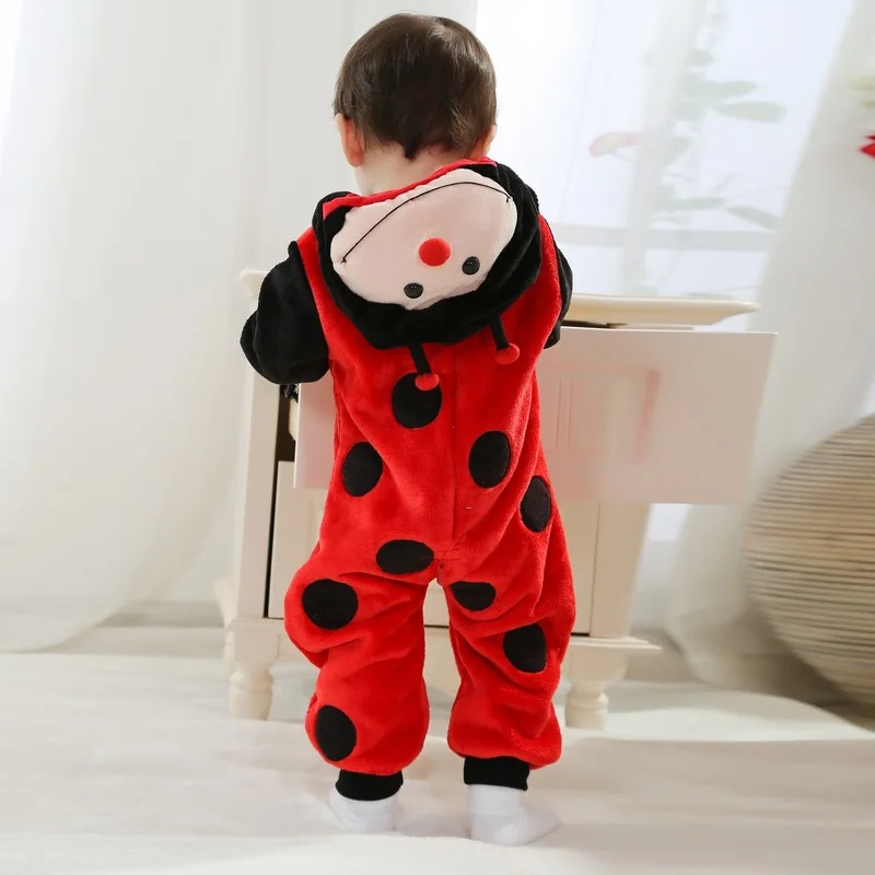 Character Yellow Bee Baby Suit Cartoon Figure Newborn Romper 2020 Infant Toddler Overall Clothes for 6 12 18 24 Month RL2-K | Мать и