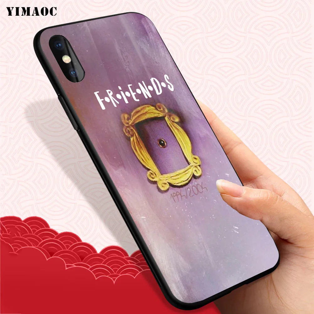 YIMAOC Friends Door Frame Soft Case for iPhone XS Max XR X 7 8 6 6S Plus 5 5S SE |