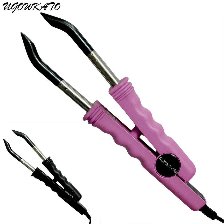 Новый флейт пластина для наращивания волос Fusion Железный инструмент ЕС вилка