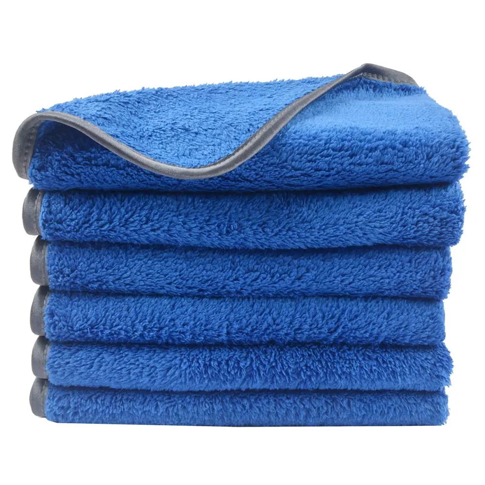 S Super Absorbent Large Car Wash Cleaning Towels Soft Auto Detailing Towel 16inx24in 6 Pack