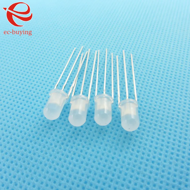 3 мм LED двухцветный диффузный красный зеленый общий катод круглый