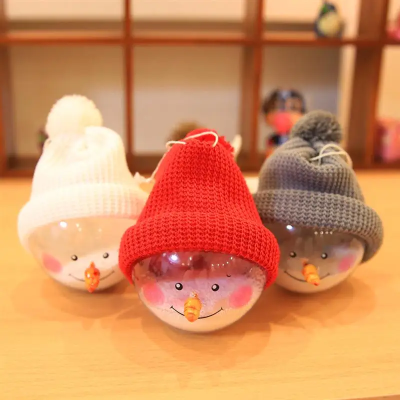 Cute Snowman Christms Ball Ornaments Decoration Xmas Tree Hanging Decor Showcase Pendant Festival Party | Дом и сад