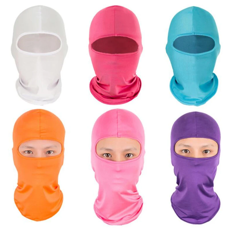 Hot Selling Cycling Face Mask Milk Silk Ski Neck Protecting Thin Breathable Snowboard Wind Outdoor Balaclava Full | Спорт и