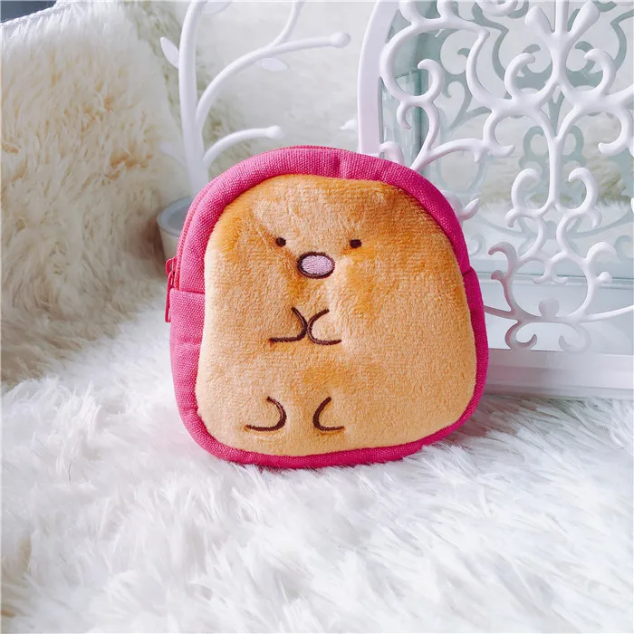 orange 1 шт. Новые креативные сумки мягкие чучела San-x Sumikko gurashi Sumikko плюшевые кошельки с брелоком животные Kawaii угловая кукла создания 12 см - Цвет: orange