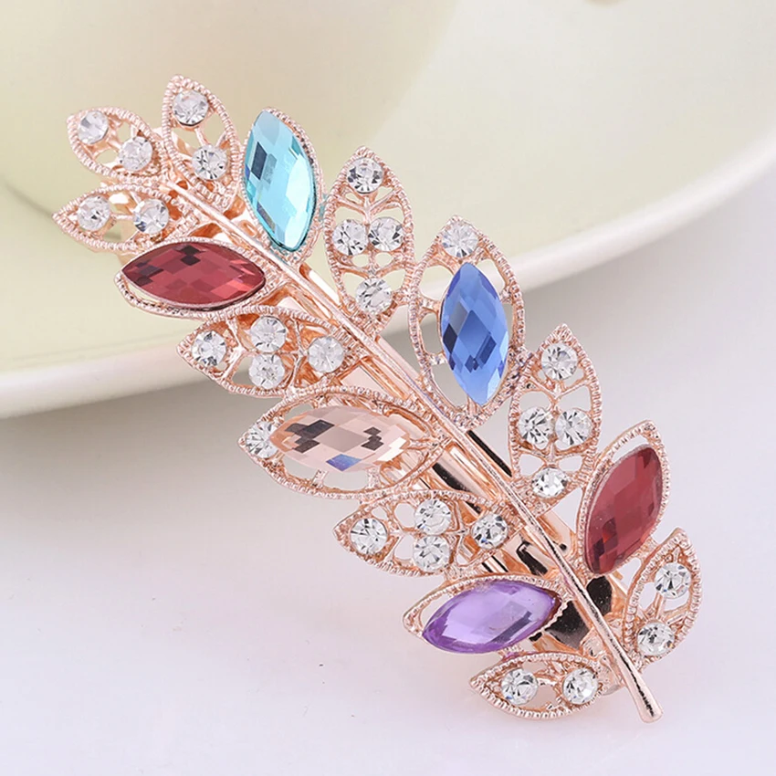 Новые милые длинные заколки в виде листьев украшения для волос женщин лучший