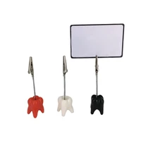 100pcs creative tooth shape place card holder party souvenirs teeth notes clips desktop name business card clamp za6419