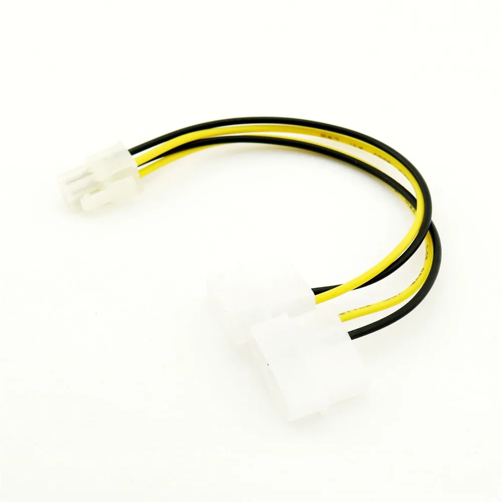 10 шт. ATX 4 Pin EPS12V на Dual Molex Male материнская плата адаптер кабель 18 см | Компьютеры и