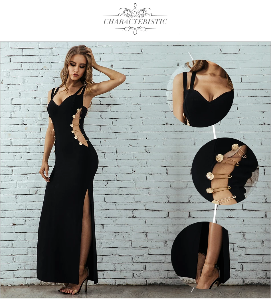 Adyce летнее женское Бандажное платье Vestidos Verano, вечерние платья знаменитостей, сексуальное облегающее Клубное платье на тонких бретельках