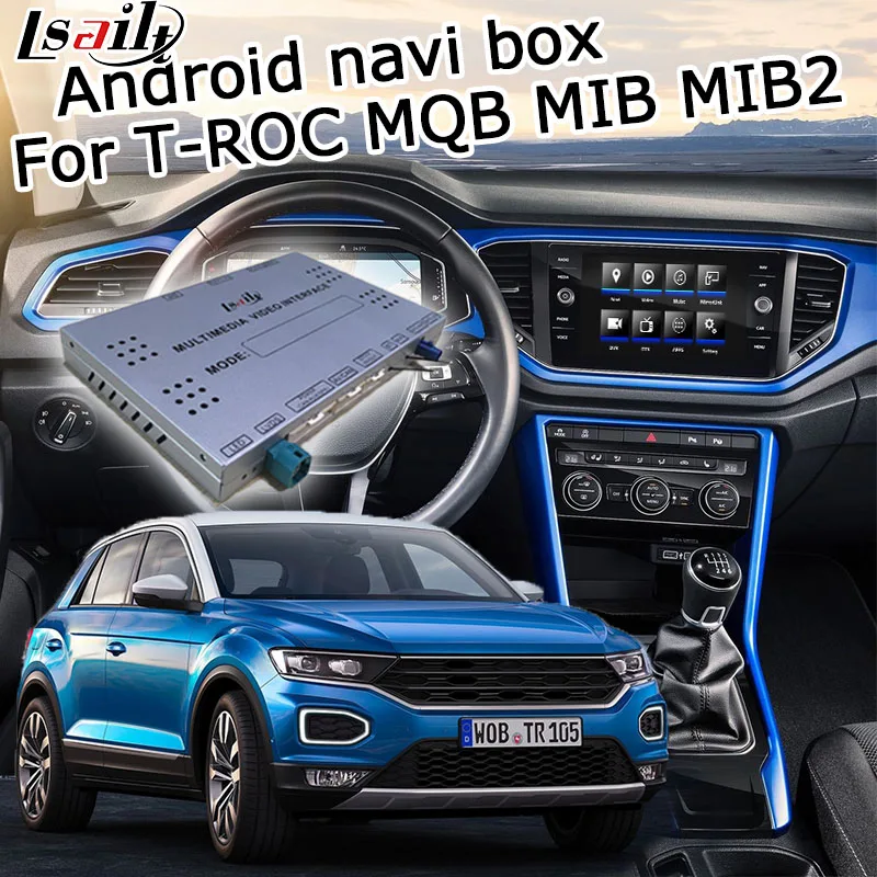 Андроид/carplay интерфейсный блок для Volkswagen T ROC 6 5 8 9 2 &quotОткройте себя pro MQB MIB MIB2 видео