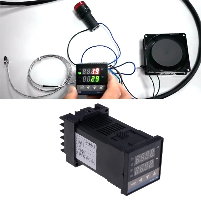 PID Digital Temperature Controller REX-C100(M) 0 To 400 K Type Relay Output | Обустройство дома