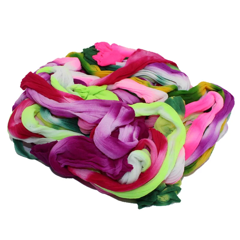 10 шт многоцветные двойных цветов нейлон цветок чулок делая аксессуар|flower girl tote