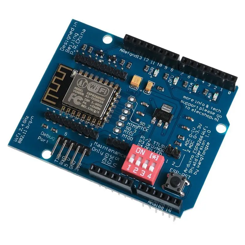 ESP 12E ESP8266 UART WIFI беспроводной щит для Arduino UNO R3|Демонстрационные стенды| |