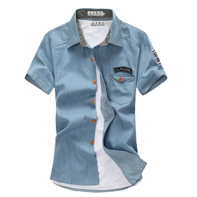 C43 denim shirt hot-selling short 