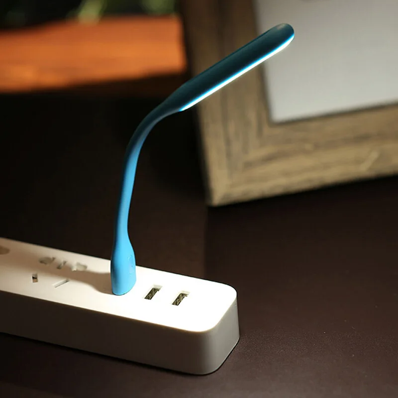 Xiaomi Fan Mijia USB СВЕТОДИОДНЫЙ светильник Xiaomi USB светильник с переключателем для банка питания/Comupter 5 в 1,2 Вт портативный светодиодный светильник