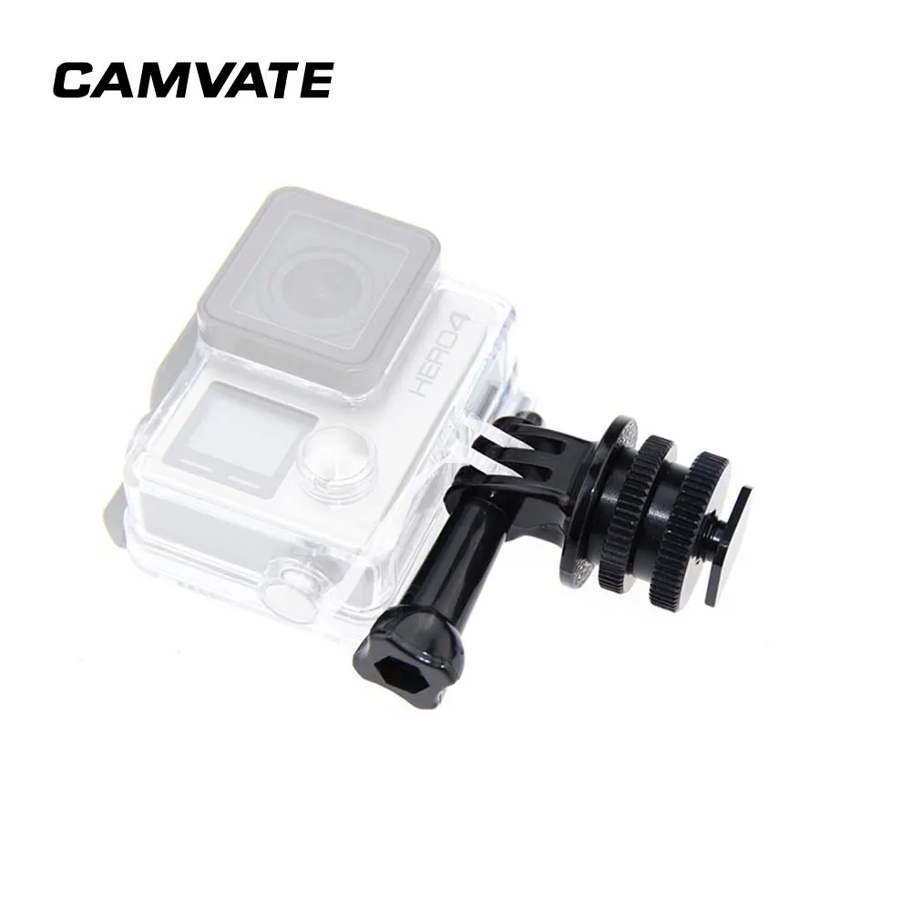 CAMVATE 1/4 ''адаптер горячего холодного башмака для GoPro Hero 2 3 + 4 5 C1039 | Электроника