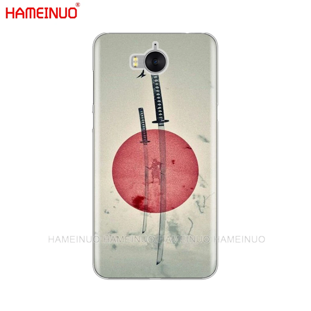 HAMEINUO Япония Самурай ниндзя. Чехол для мобильного телефона huawei honor 3C 4X 4C 5C 5X 6 7 Y3 Y6 Y5 2