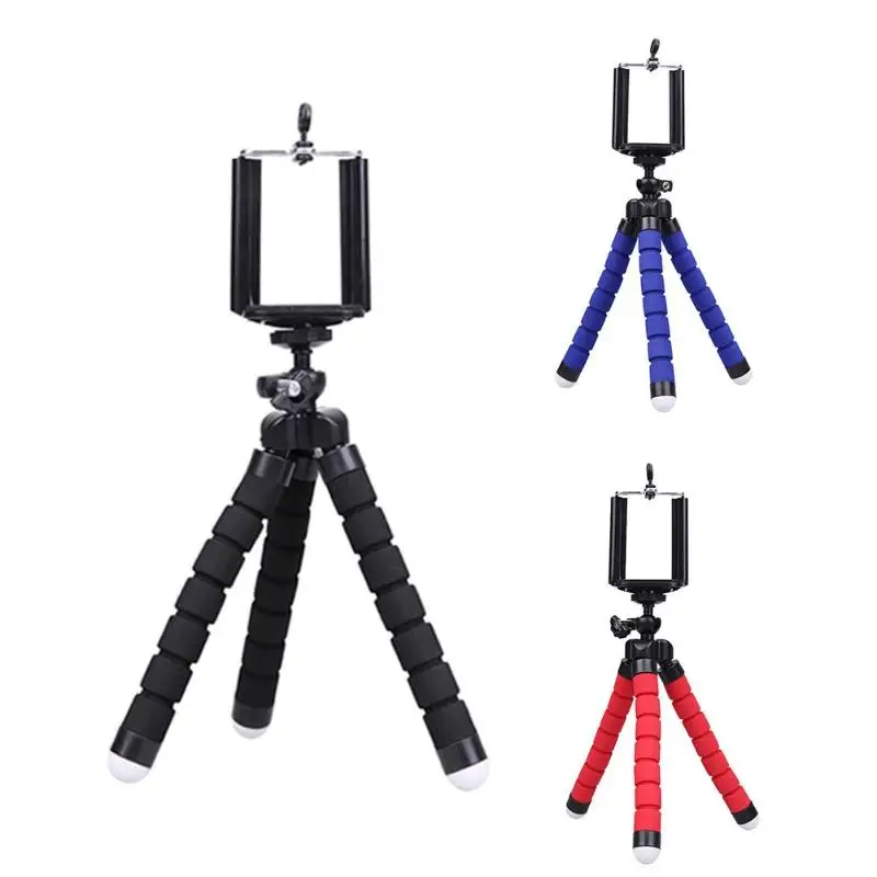 Мини портативный держатель смартфона Octopus DeskTripod для мобильного телефона камера Пластиковый плотный держатель для губки стойка для селфи для iPhone