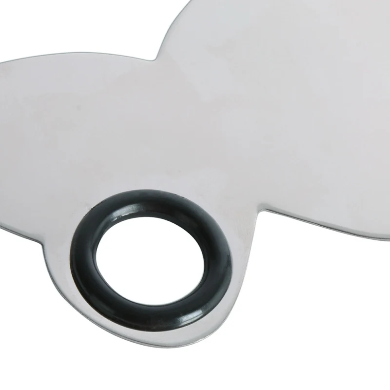 Палитра для макияжа из нержавеющей стали ногтевого дизайна с шпателем набор