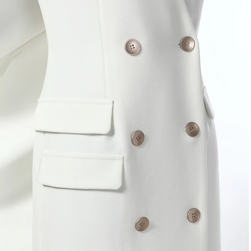 Новинка модное двубортное платье с v образным вырезом новинка 2018 Женская